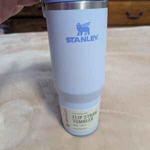 Stanley White Flip Straw Tumbler